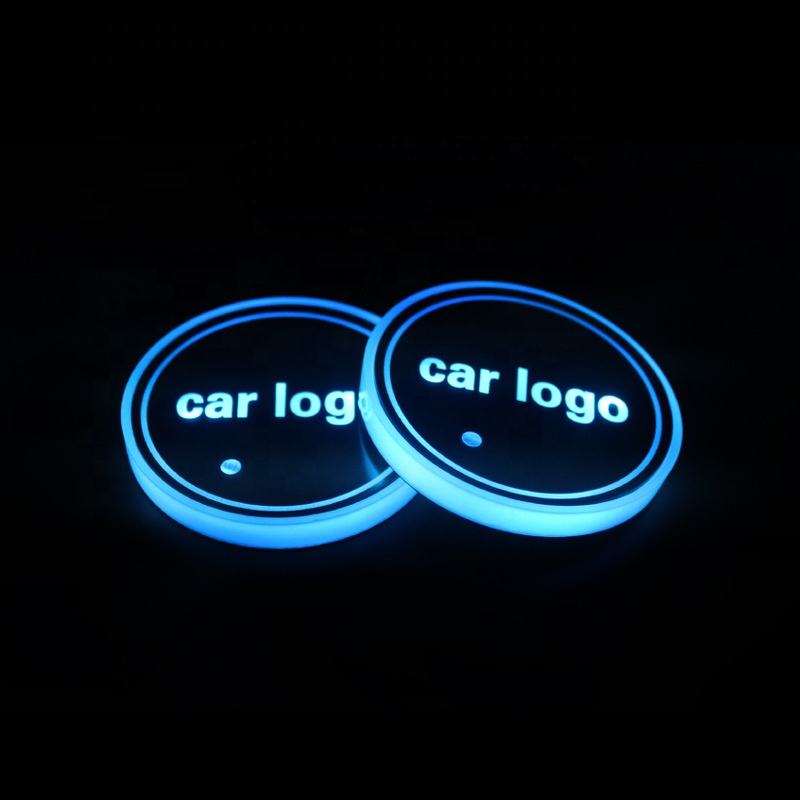 WSX-11-63 LED Car Cup Holder Coaster Light - Customizable Logo - Onesking